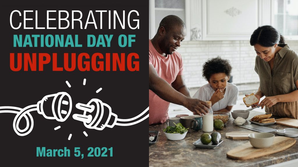 Celebrate National Day of Unplugging Hardy